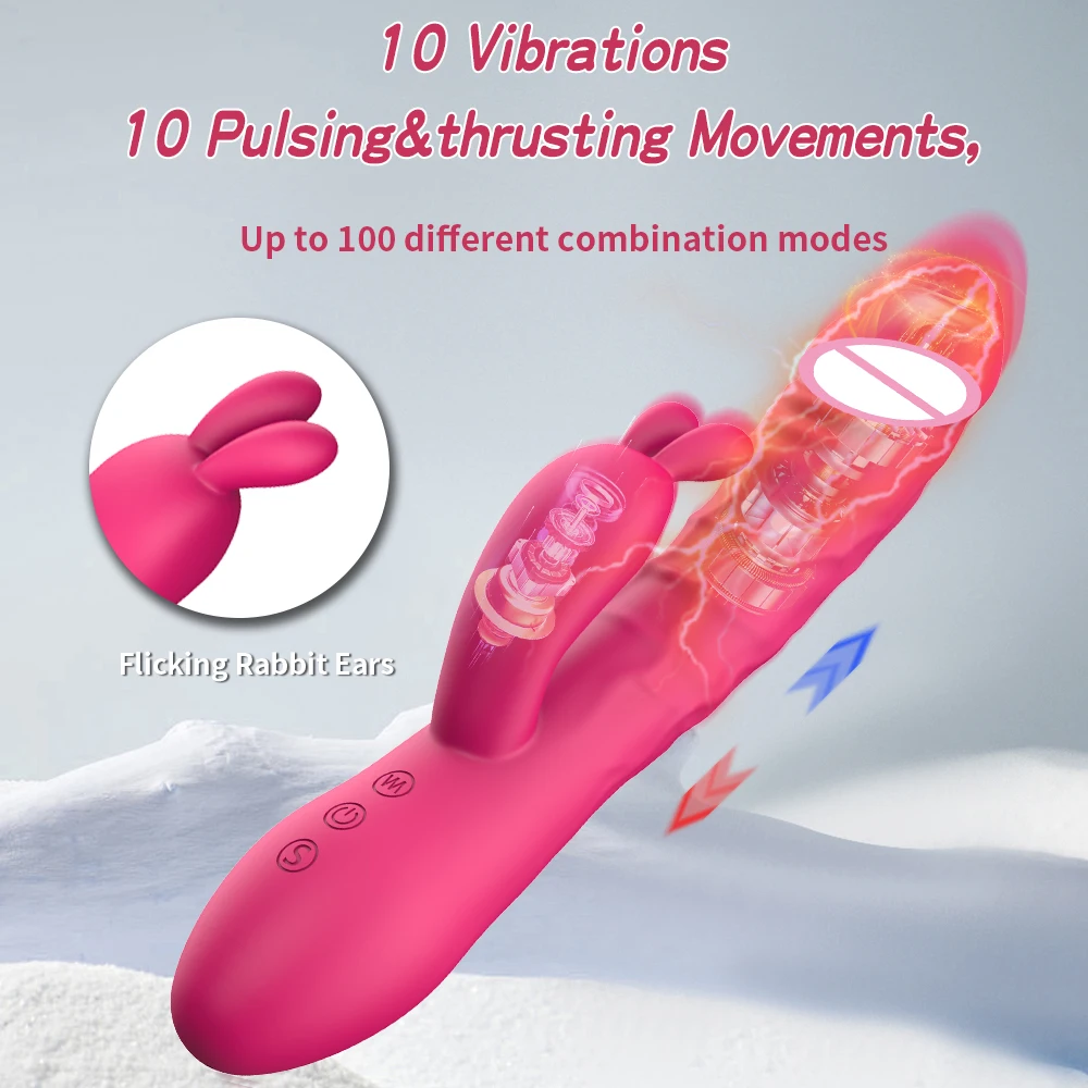 Clitoral Sucking Vibrator Sexrabbit Rechargeable Heating Dildo Vibrator G  Spot Massager Waterproof Clit Stimulator 10 vibrations| Alibaba.com