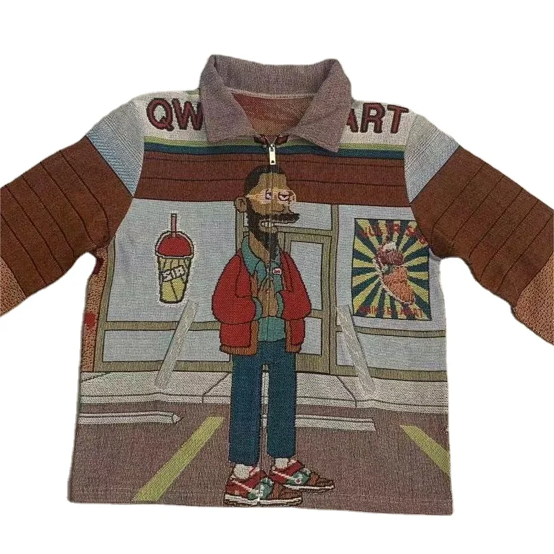 Custom Tapestry Crew Necks Men's Sweater Tapestry Hoodie All Plus Sizes