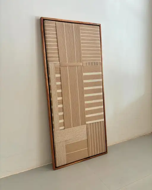 Modern Bali Macrame Hand Woven Decor Geometric Wall Art Cotton Thread Wall Hanging for Apartment Room Home Decoration EH2502069