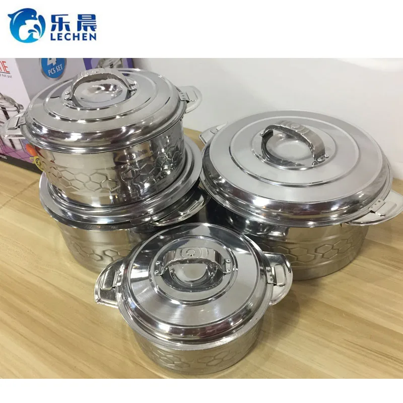 stainless steel thermal food container embossing
