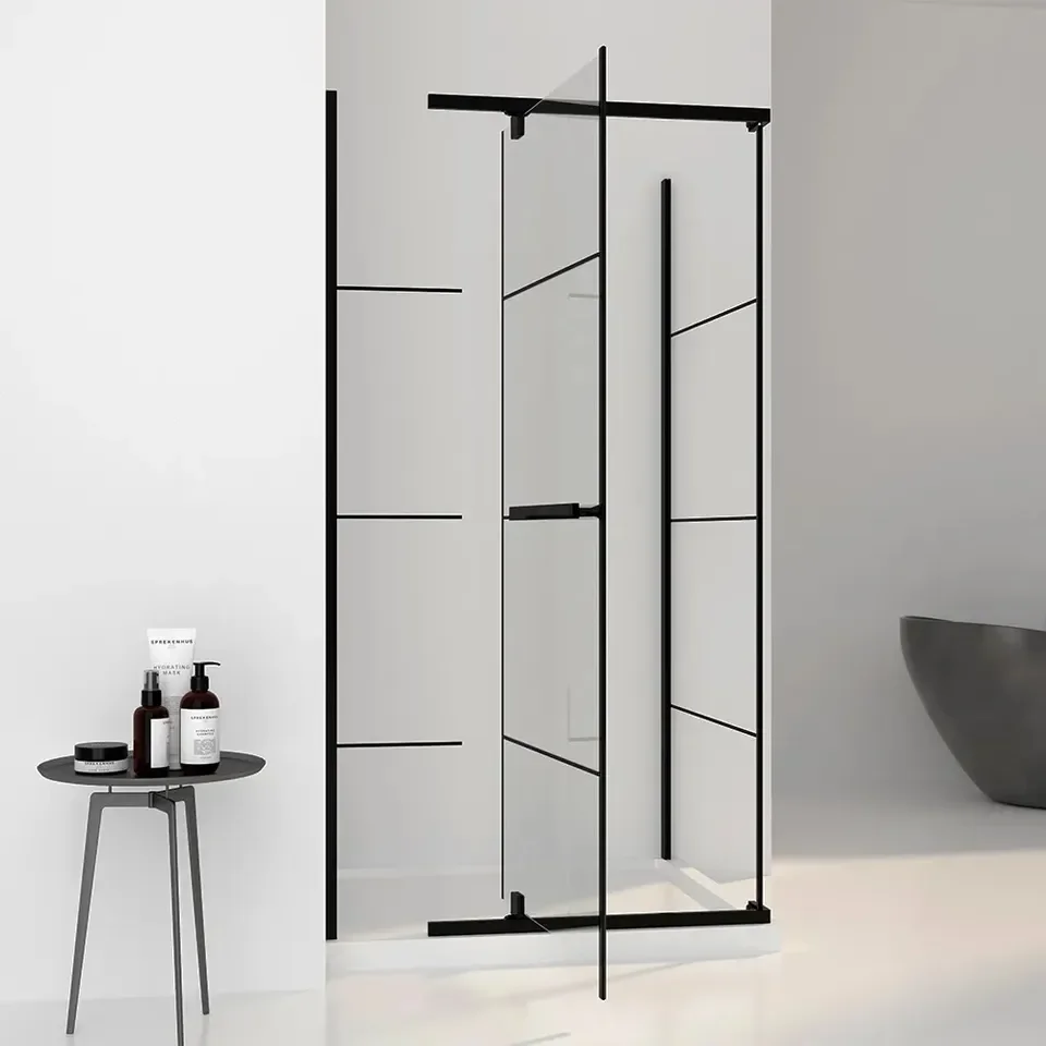 Black Frame Clean Aluminum Simple Shower Room Buy Shower Room,Black
