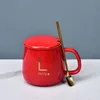 Rood L Cup Lepel