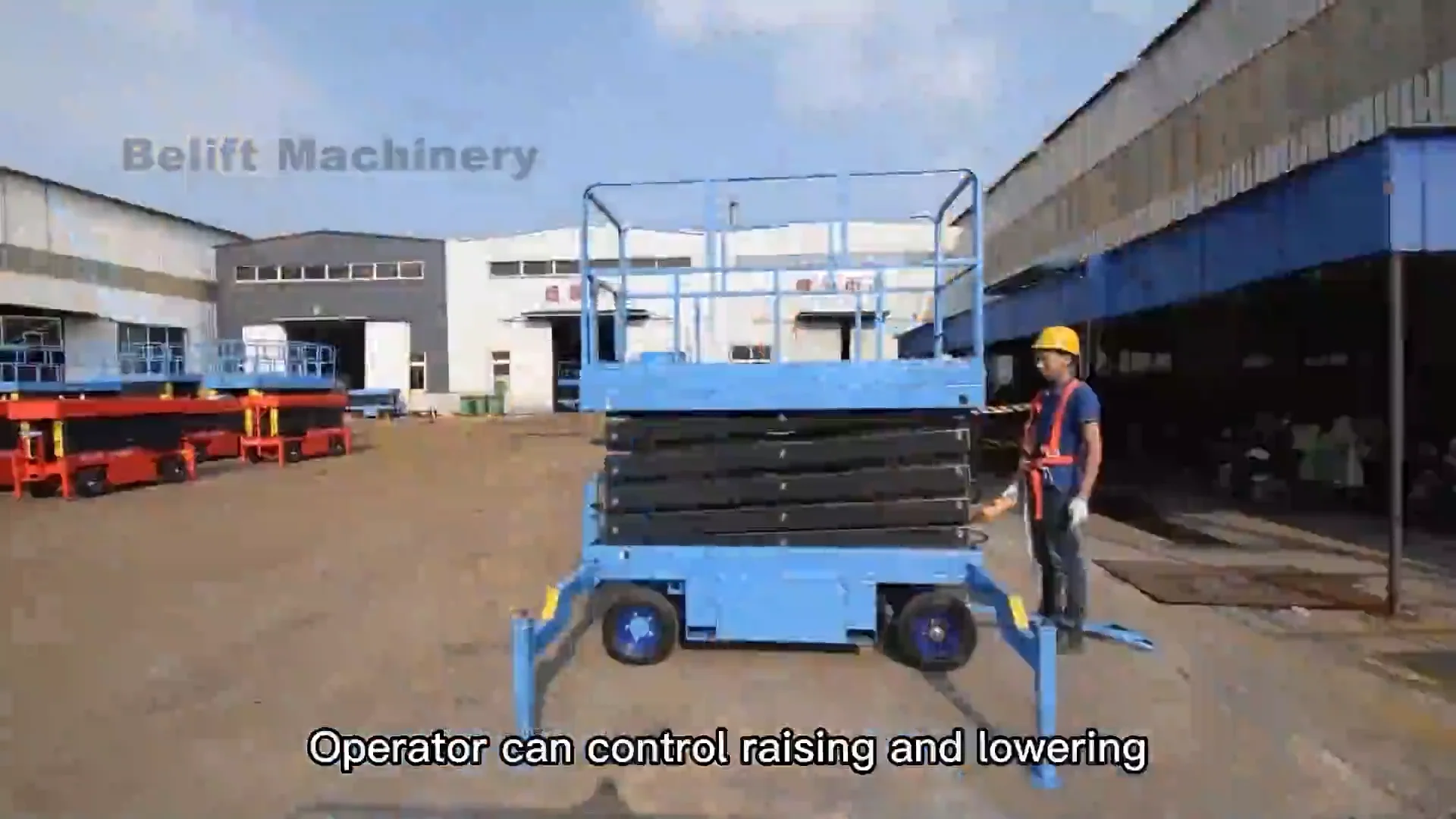 Electric Hydraulic Mobile Scissors Lift Electric Scissor Lift With ...