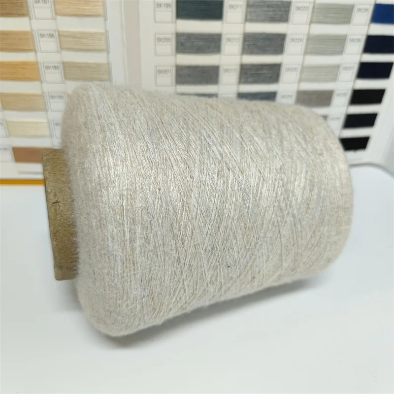 Factory Direct 32NM/2 6% Wool Blended Yarn  Wool Yarn Knitting polyester Yarn