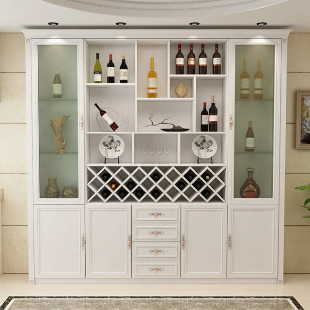 Luxury Home Furniture Wine Display Wood Furniture Living Room