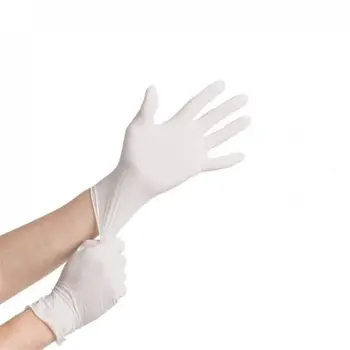 Good quality low price disposable cheap latex examination glovees