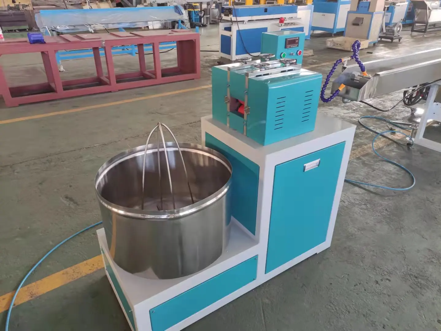 PP PE PVC Artificial Rattan Weaving Webbing Production Line Making Machine