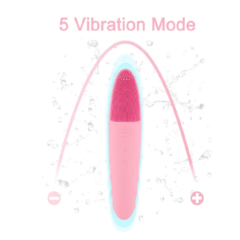 PSB 2021device beauty ipx7 waterproof electric silicone sonic facial face wash cleansing brush