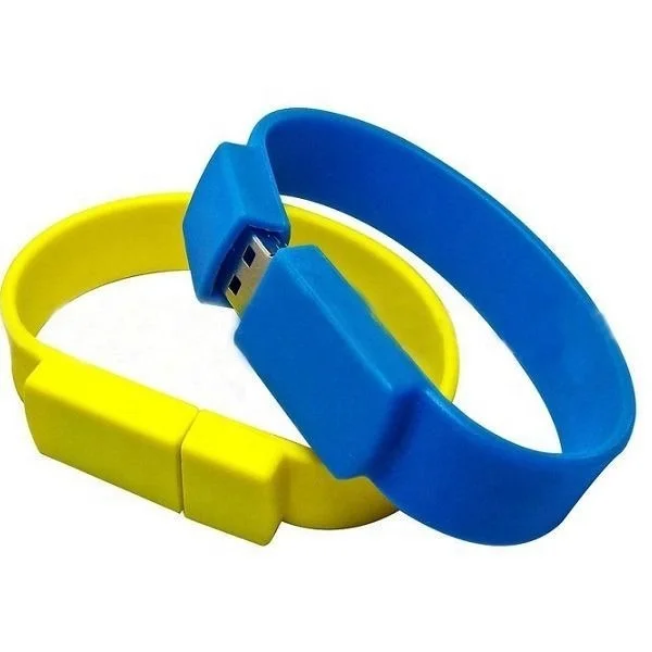 Corporation Events Promotional Gifts Fast Performance Free Data Preload  Portable Wearable Wristband USB Flash Drive