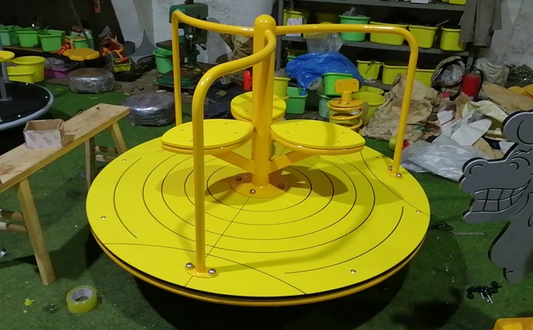Hot Sale Kids Outdoor Playground Equipment Swivel Airplane Chair Garden Games Carousel