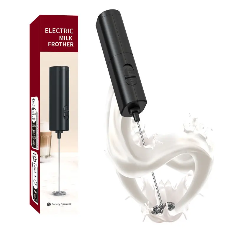 Operated Handheld Coffee Blender Handheld Milk Frother Powerlix Milk Frother Handheld Battery with Stirrer Accessory Electric 25