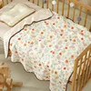 Strawberry flower-bean blanket