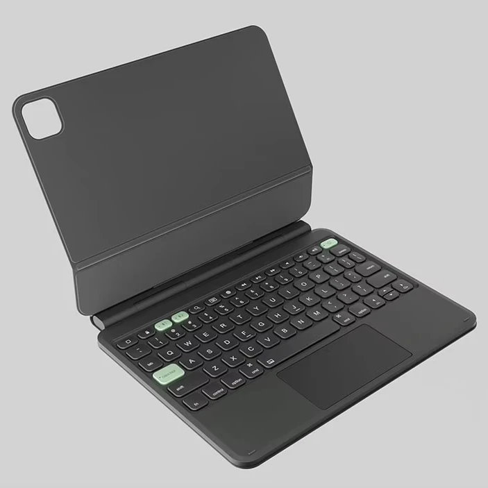 Laudtec Aluminum Magic Keyboard for Apple Magnetic Key Board Customize Language Layout for iPad Pro 11 13 Pouce M4 M5 Pbk350