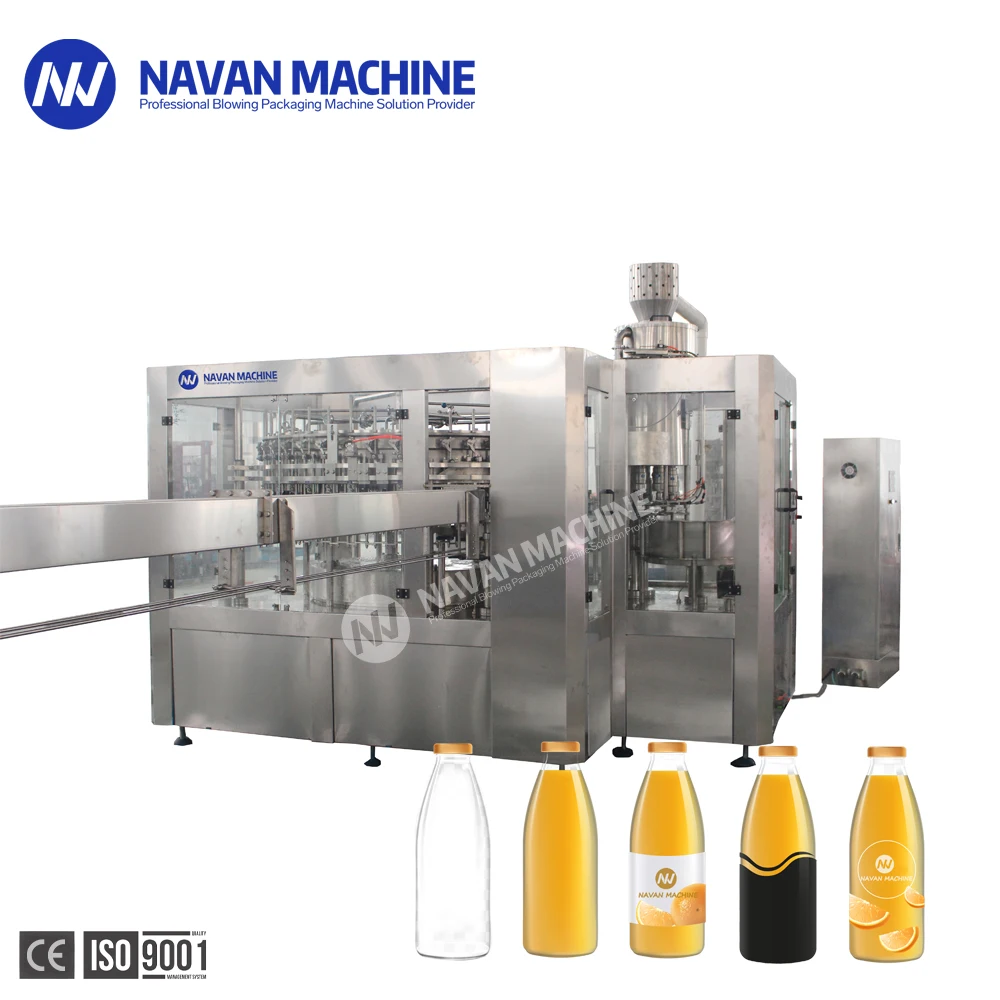 NAVAN Fully Automatic Orange Juice Beverage Filling Machine
