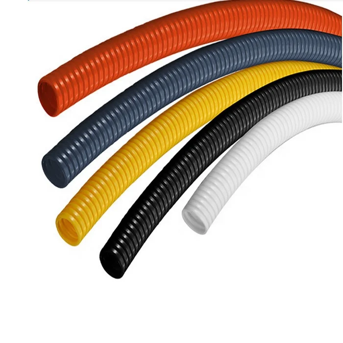 PA flame retardant electrical insulation protects wire conduit multi-colored corrugated tube