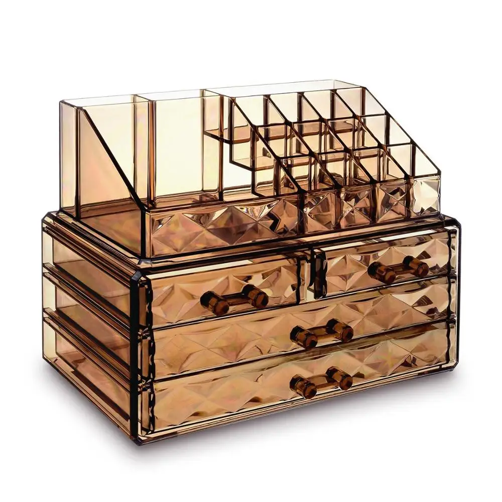 Различные виды органайзера, коробка для хранения косметики, кистей, косметики, акриловый Органайзер для макияжа