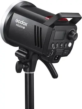 Godox-MS200V MS200-V LED Studio Flash 200W LED Light 2.4G GN53 5600K CCT with LED Modeling Lamp Bowens Mount Power Stability product image