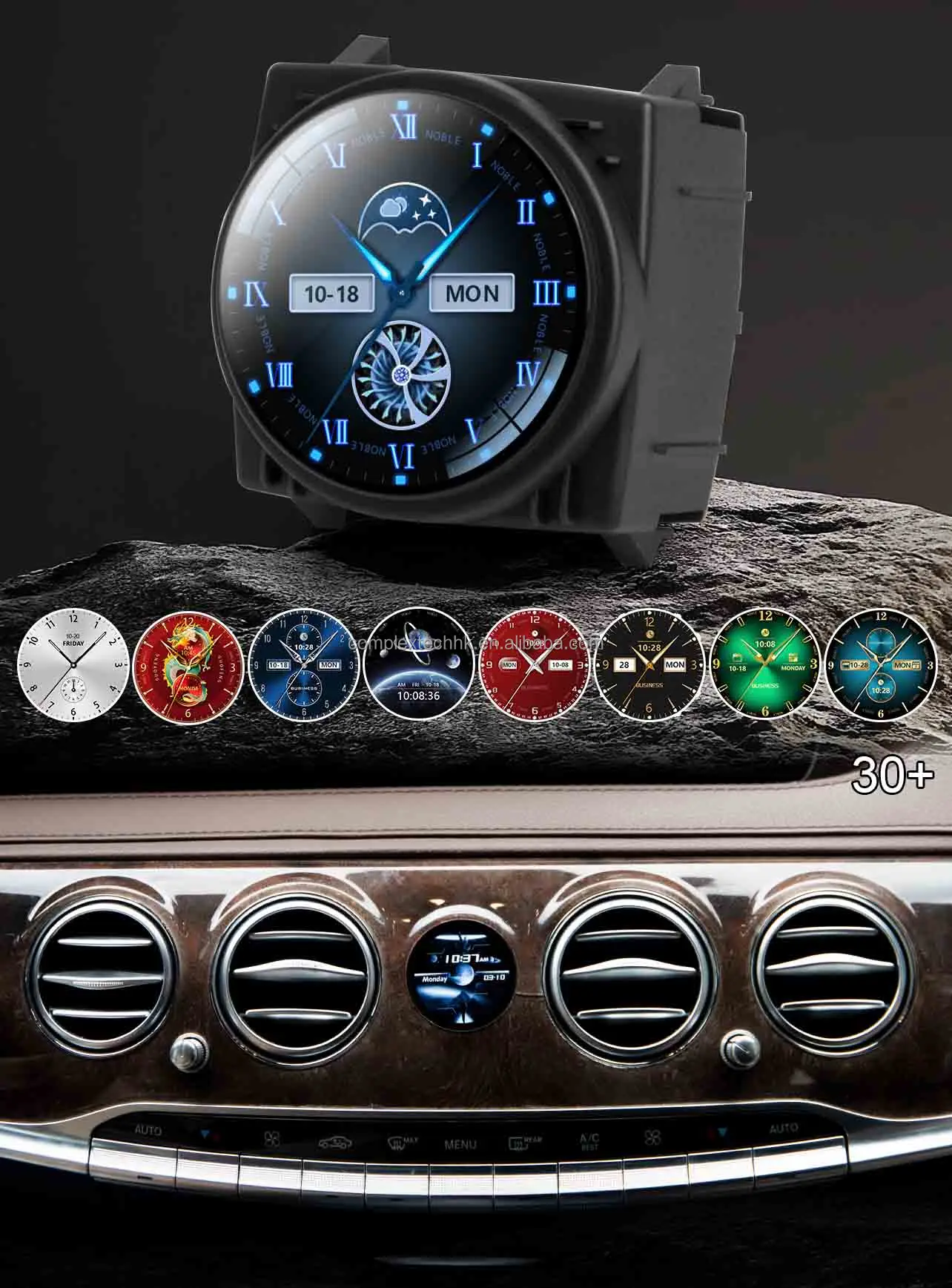 New Product Car Time Electronic Meter Stopwatch LCD Smart Clock