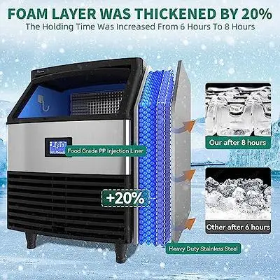 OEM Commercial Ice Cube Maker Machine Hot Sale China Electric Square Ice for Household Outdoor Car Hotel Direct Factory Price