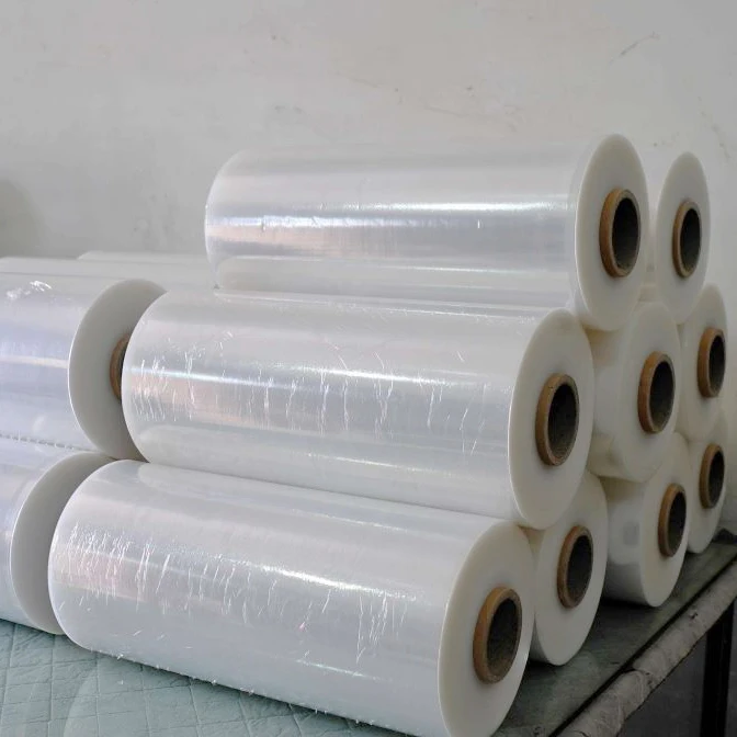 Plastica avvolgente pellicola trasparente LLDPE Stretch Film Roll