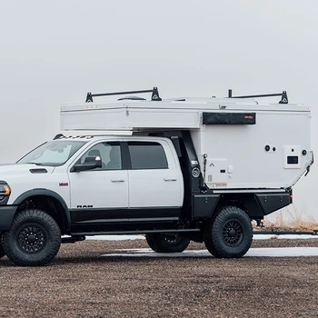Slide In Box Pick Up Truck Camper 4x4 Camping Caravan Flatbed Truck Bed ...