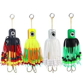 Big Squid Bait Iron Plate Soft Bait for Sea Fishing & Boat Fishing ABS & PVC Materials – Soft Lure – view 3