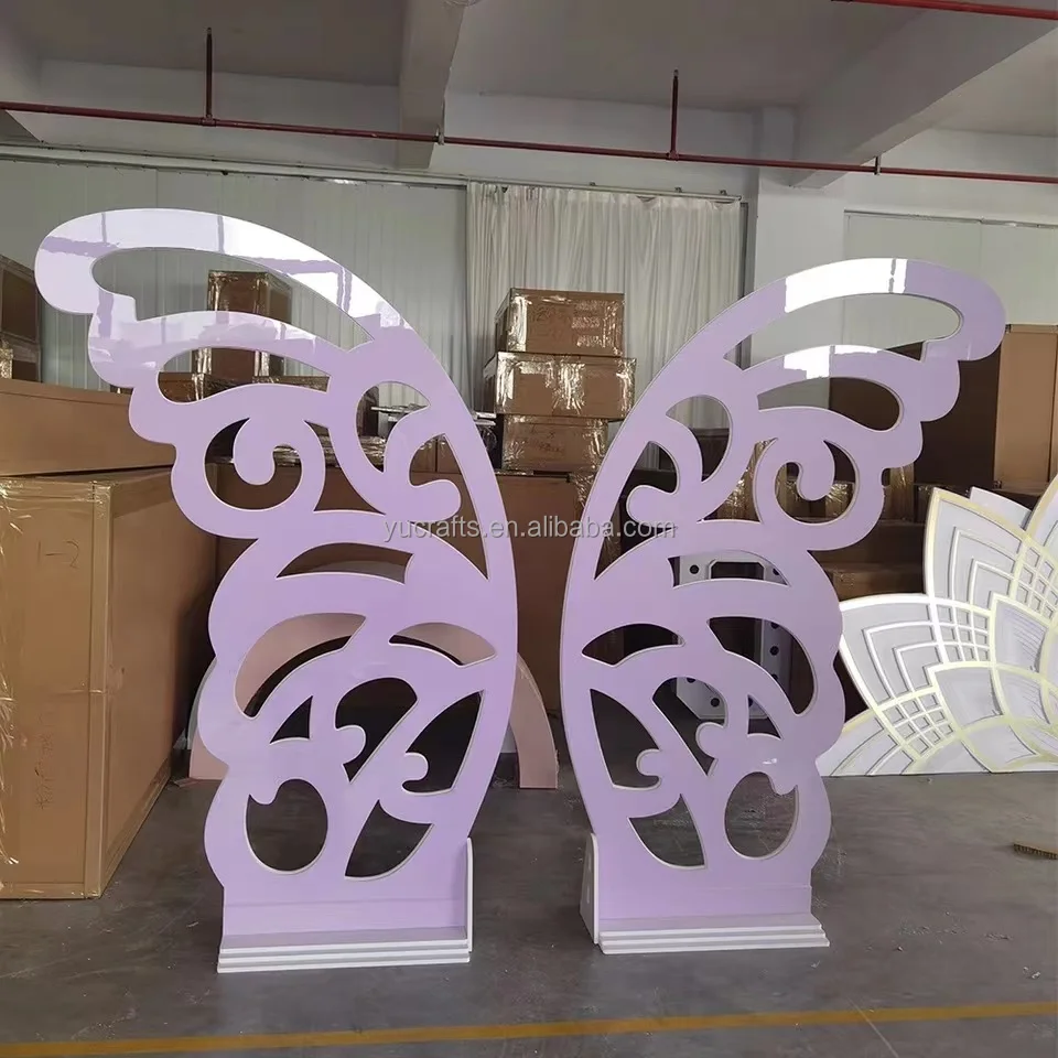 Customization Backdrop Stand Butterfly Acrylic Butterfly Decoration