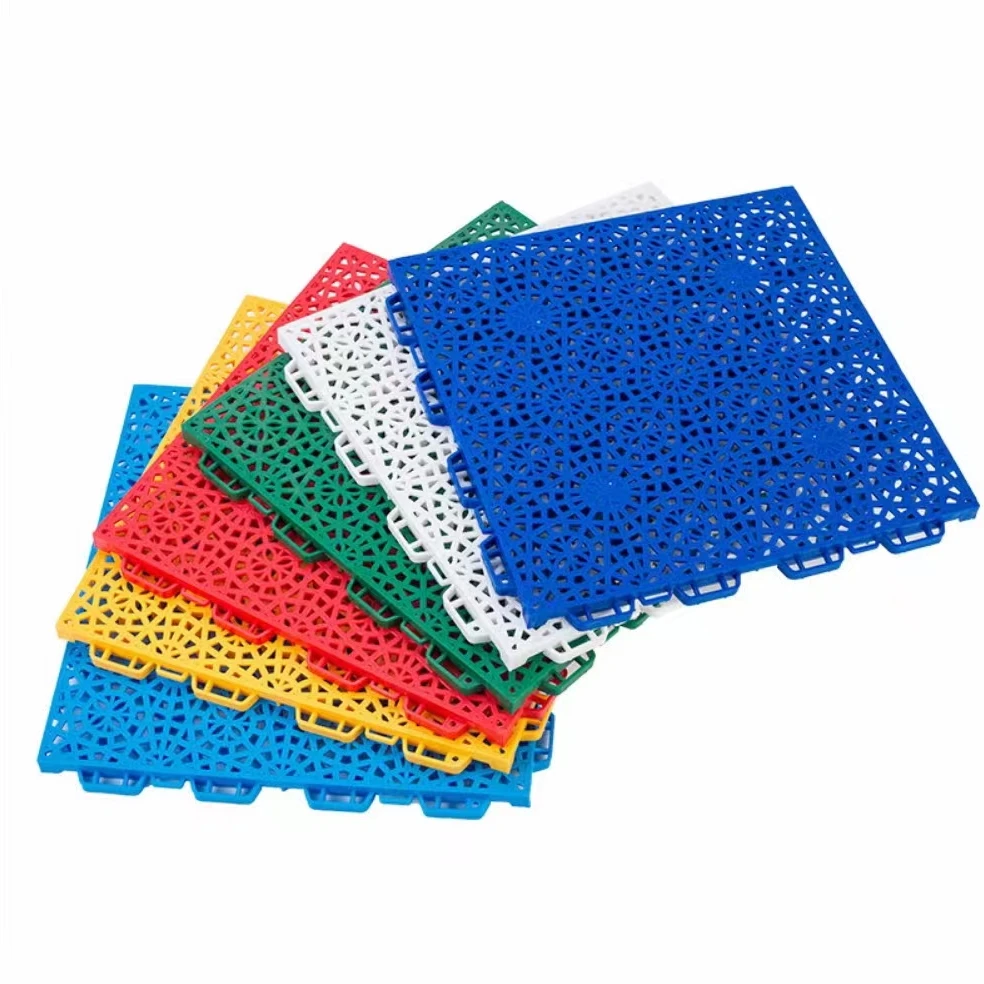 JS Taraflex Badminton Court Basketball Flooring Sport Court Tiles Carpet Basketball Pickleball Courts