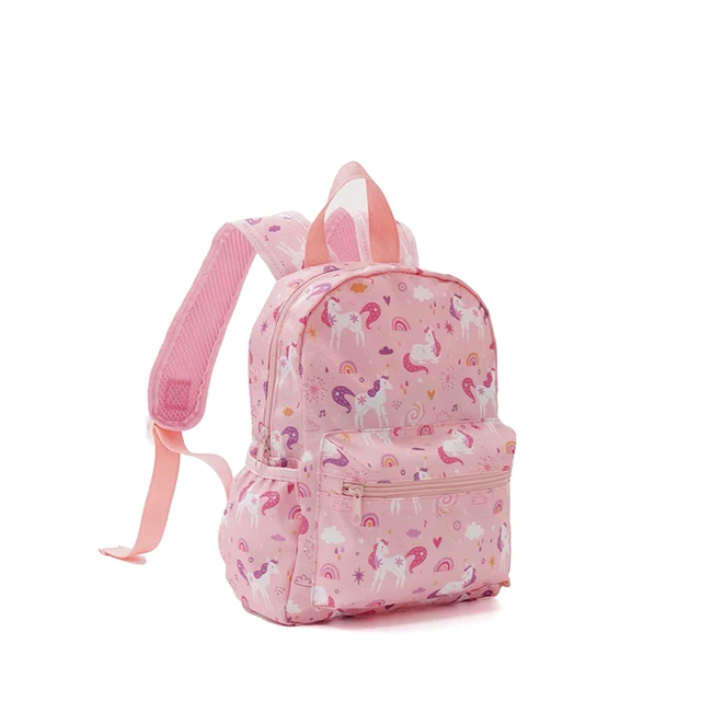Manufacturer Custom Logo Printed Cartoon Cute Kindergarten Student Backpack Kids School Bag Set With Lunch Bag For Boys Girls