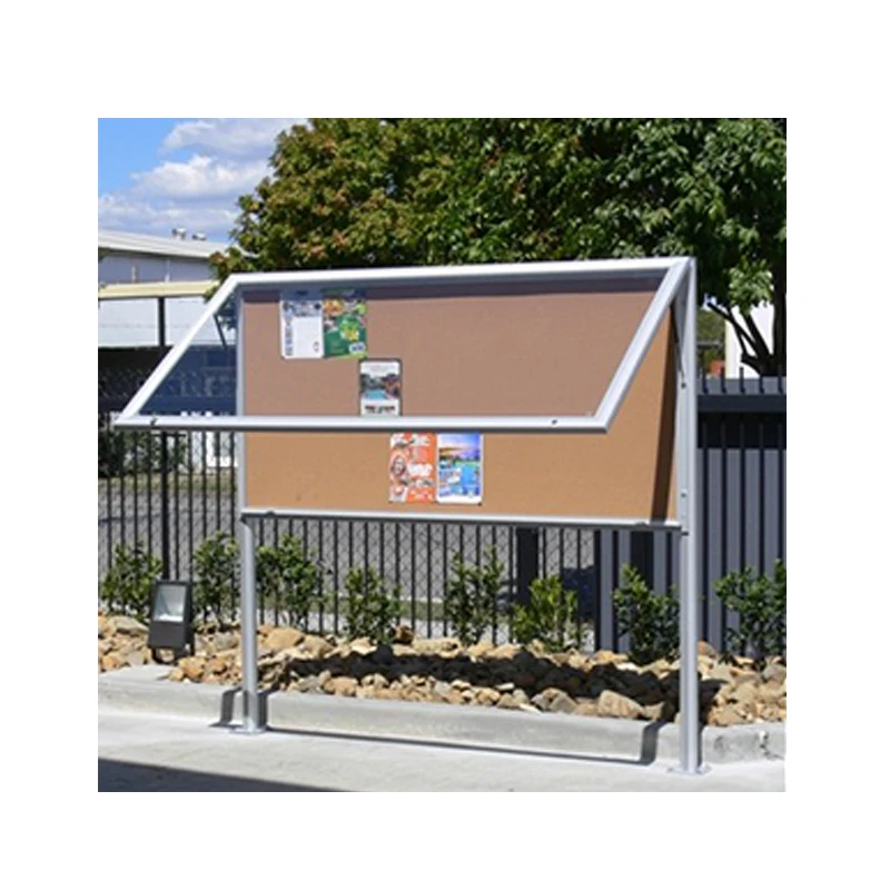 Custom Aluminum Digital Notice Board Outdoor Advertising Display Bulletin Board
