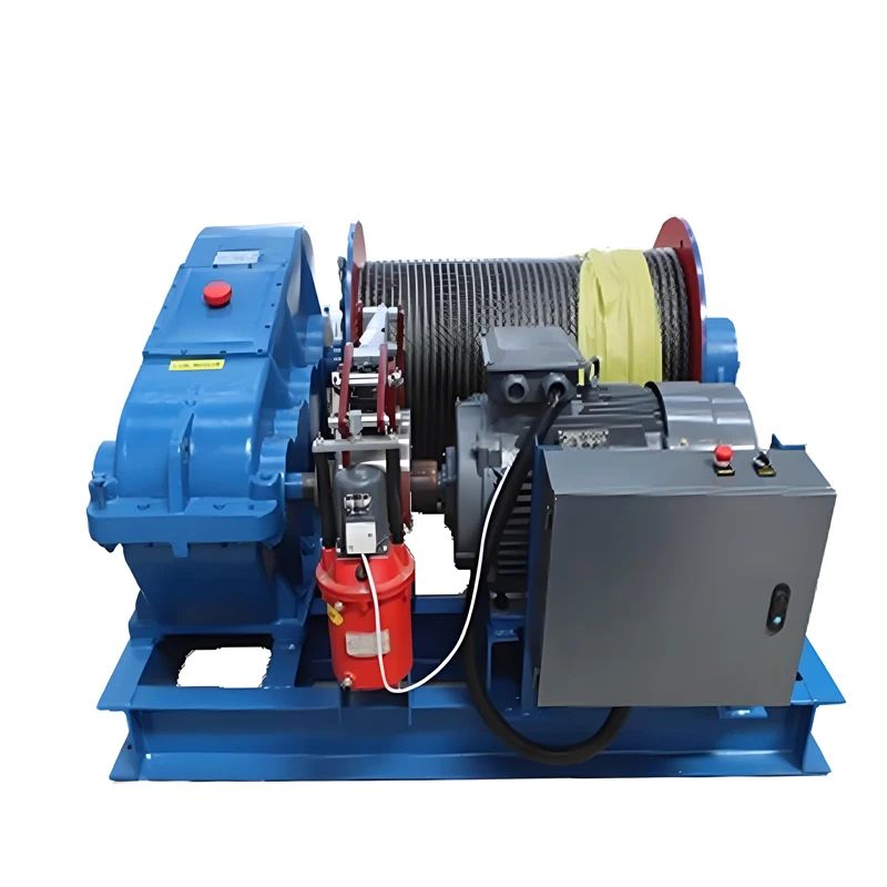 Remote Control 220v Electric Pulling Boat Winch Adjustable Speed 20 Ton Electric Windlass Mooring Winch for Atv