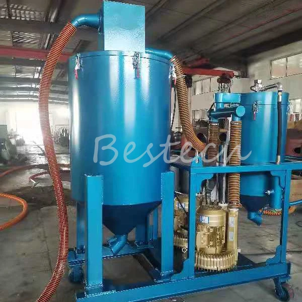 Vacuum Steel Grit Suction Machine Recycle Steel Shot Sand Grit Abrasive From Floor