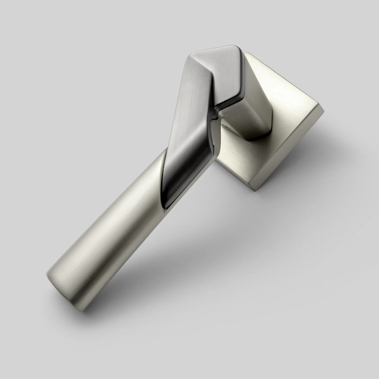 Tido Matte Black / Gun Metal Economy Zinc Alloy Interior Door Handle