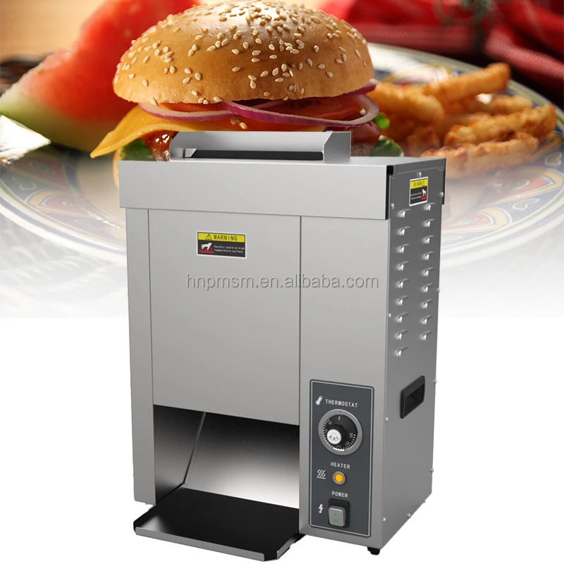 Continuous Toaster Mcdonalds Bun Toaster Conveyor Bun Toaster