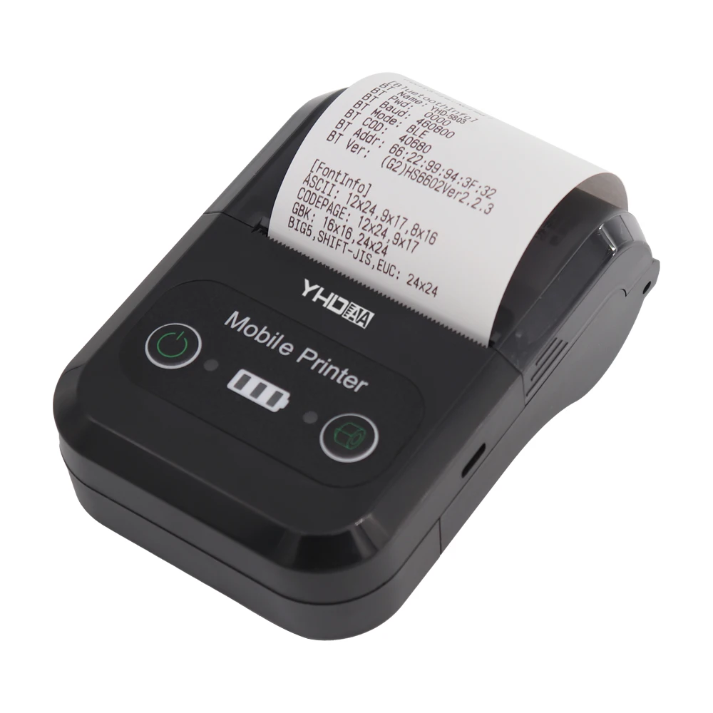 Yhdaa Factory Portable Receipt Mini Thermal Printer Impresoras Termicals For Bluetooth Mobile 1549
