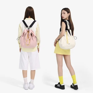 NOXXON Pink Dual-use Shoulder Bag Backpack Commuting Tote Bag Lazy Style Niche Design Fashionable Single Shoulder Bag Handbags