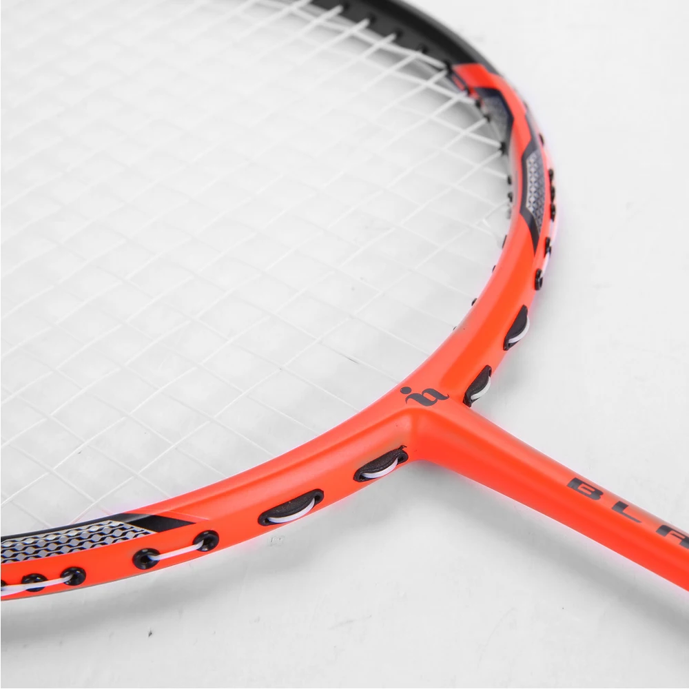 Оптовая продажа, спортивное тренировочное оборудование для бадминтона высшего качества, ракетка для бадминтона из углеродного волокна