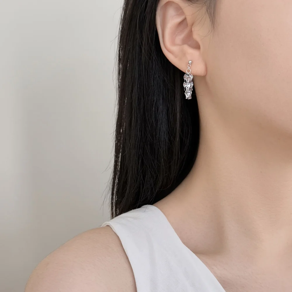 KAKODIY Multilayer Disc Earrings 18K Gold Rhodium Plated Geometric Tassel Earrings 925 Sterling Silver Bohemian Jewelry detail 4