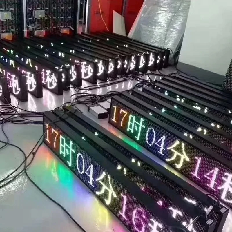Programable Scrolling Led Moving Message Sign Full Color P10 Wifi Control Led Display Sign Indoor Dot matrix Led Display