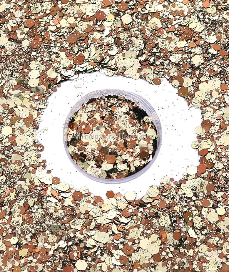 
Оптовая продажа банка упакованная фестиваль Коренастый Блеск красота блестящий Макияж Волосы тело блеск для лица украшения глаз 