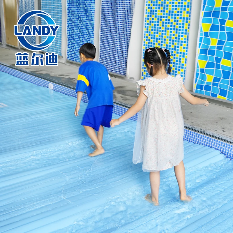 PC Electric Automatic Swimming Pool Cover UV-Resistant Waterproof Anti-slip Automatic Pool Cover for Above Ground Pool