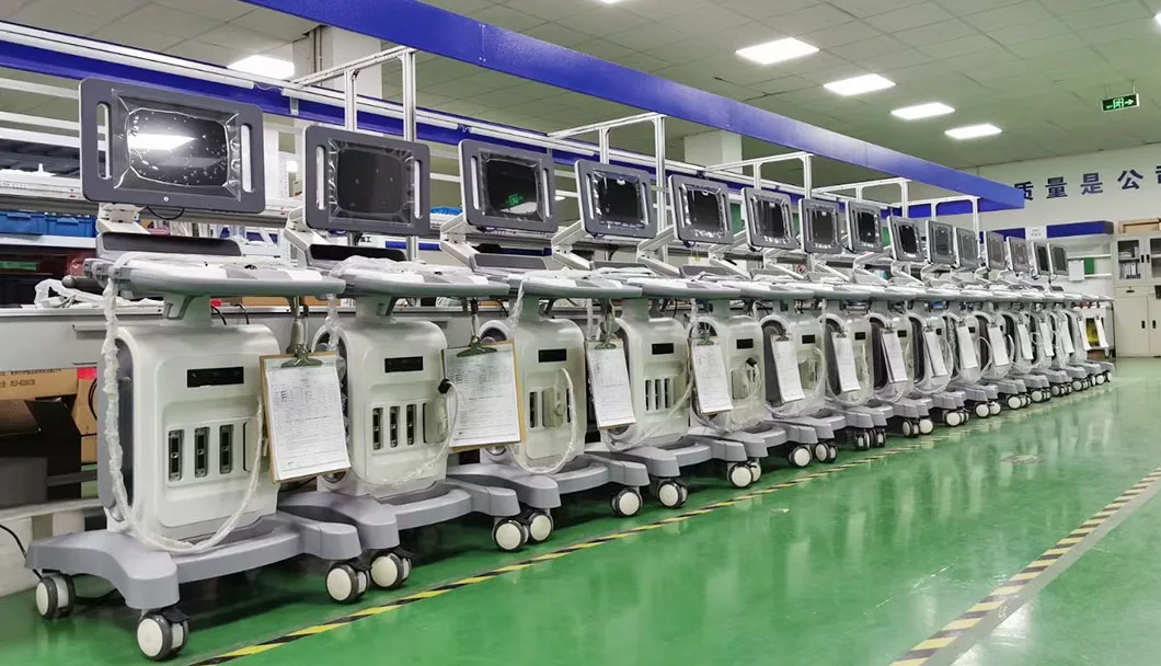 HUC-260 Hand-carried Fibroscan Machine Portable Color Dopler Diagnostic Ultrasound Scanner factory