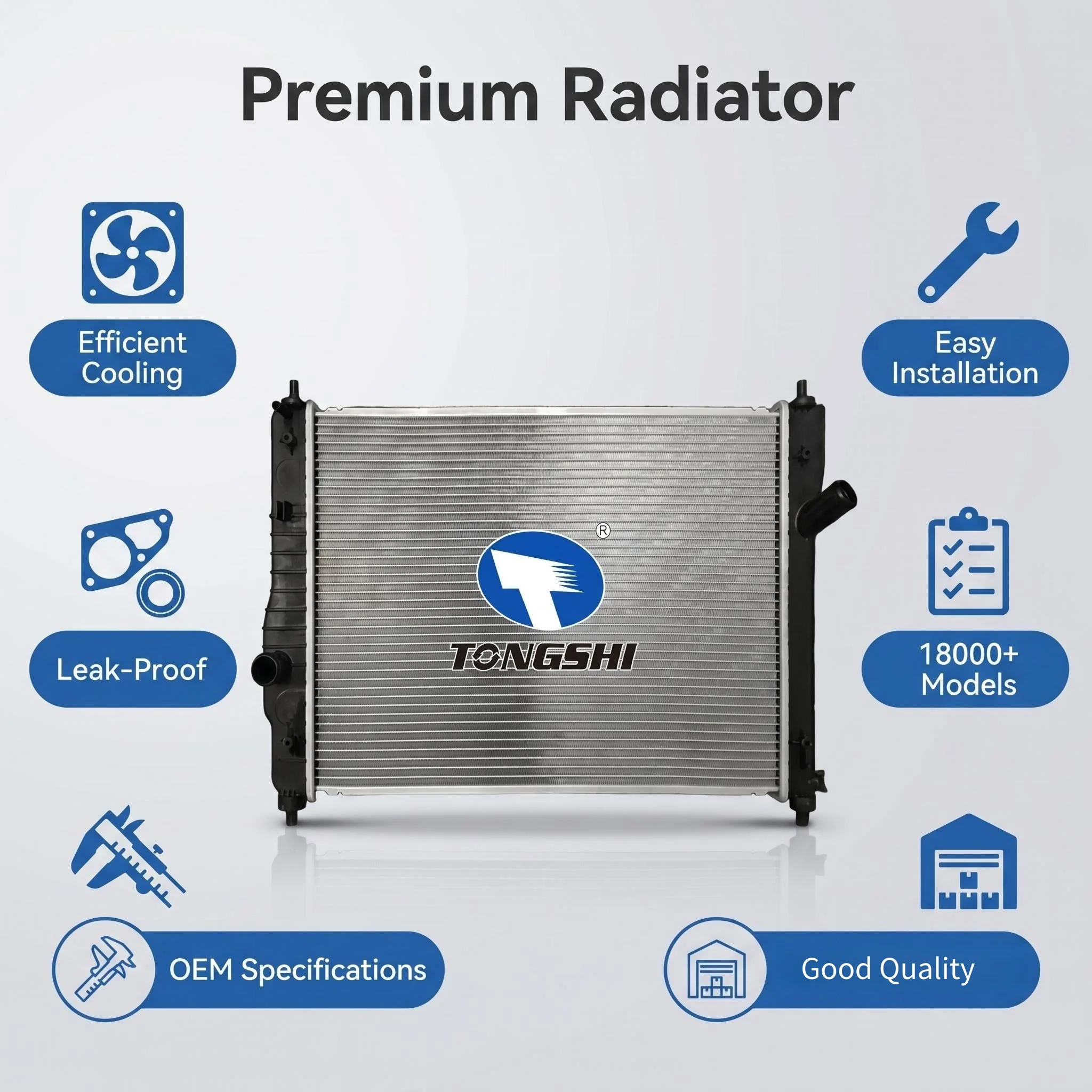 Ggh30 Radiator Auto Radiator 16400-BZB40 Replacement Pa66 Gf30 for Toyota Avanza/Veloz ...