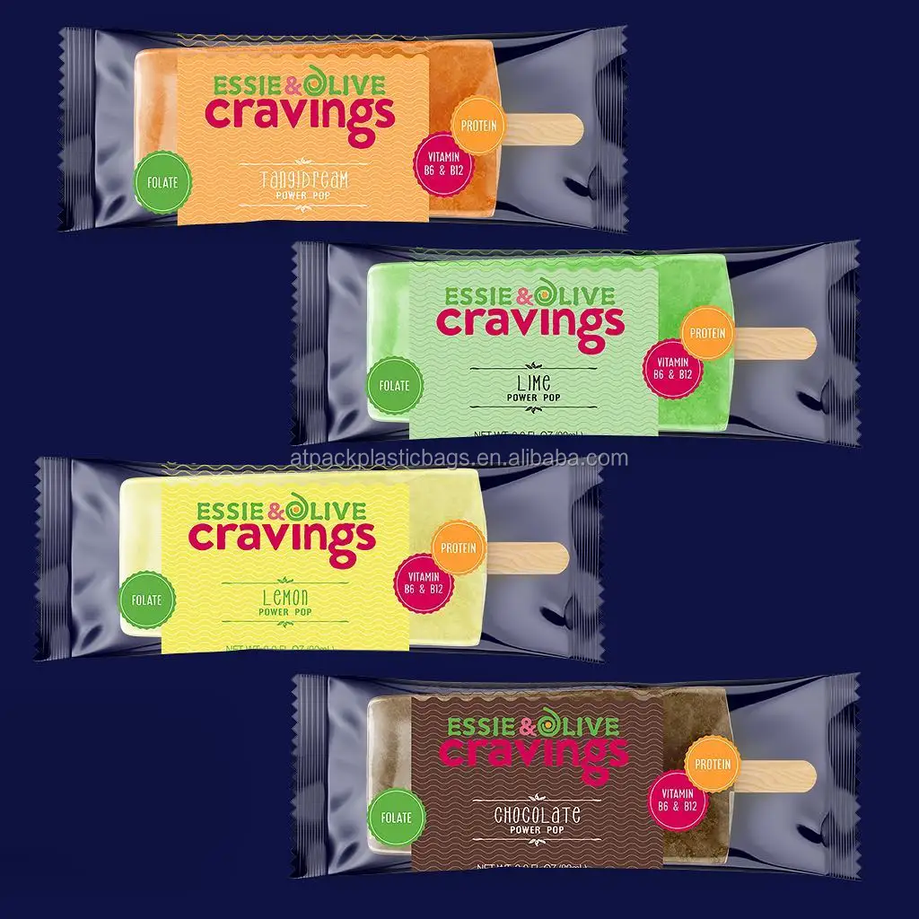 定制印刷热封冰淇淋冰棒塑料包装袋