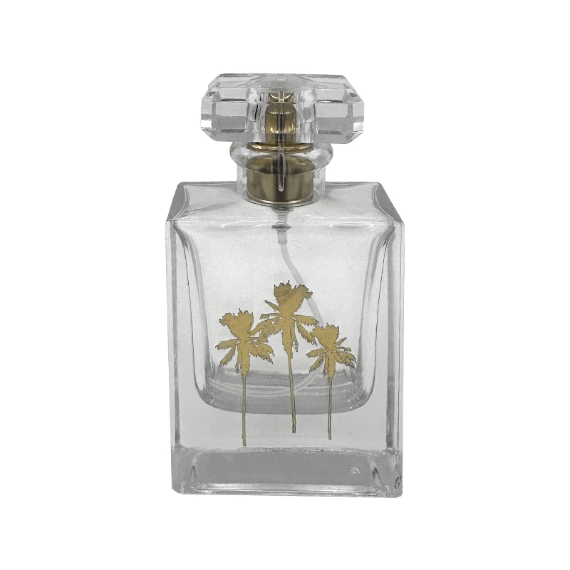 Parfum Flakon Premium Vintage Custom Made Glass Arabic 100ml Perfume Bottle Design With Magnetic Cap