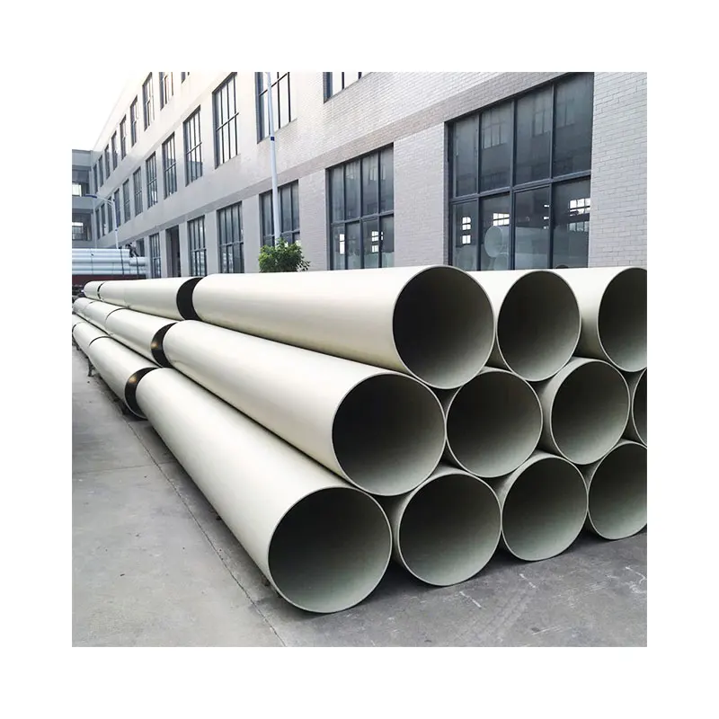 Full Size 210mm 350mm 800mm Diameter Light Weight Chemical Plastic PPH Pipe for Hot and Cold Water