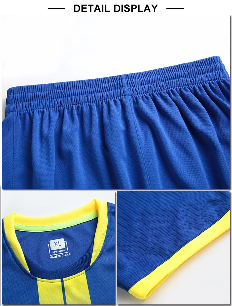2025 Custom Full Cheap Soccer Uniform Set Club Team Kits Quick Dry Kids Football Jersey