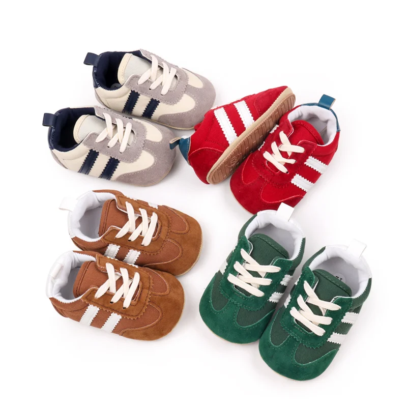 Unisex High Quality 2024 Spring Autumn Style Casual Shoes Anti-Slip Soled Toddler Walking Shoe Boys and Girls