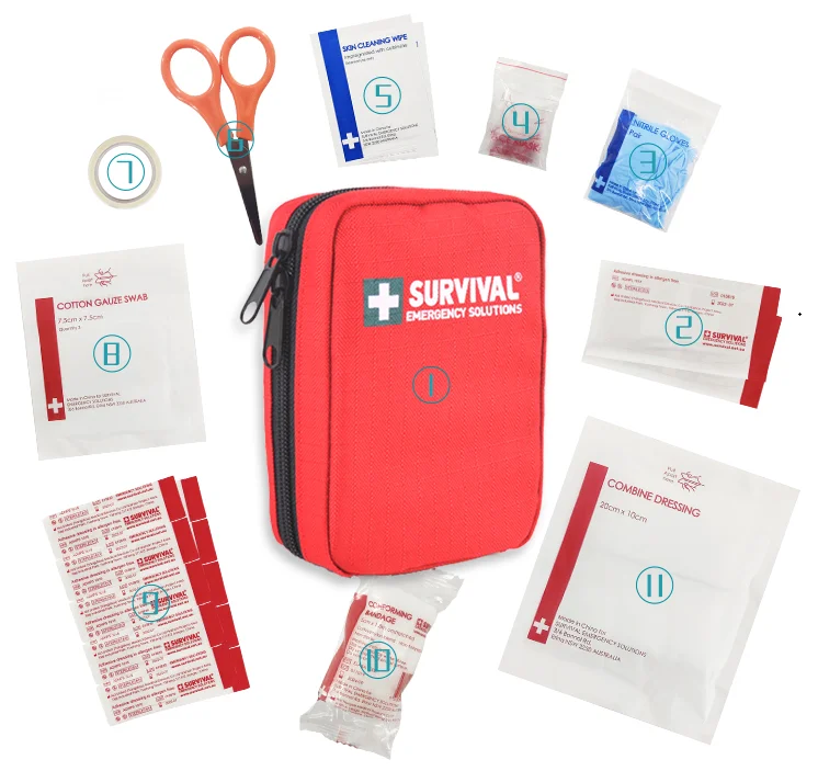 good quality First-aid kit CE approved outdoor emergency first aid kit compact smart kit manufacture factory