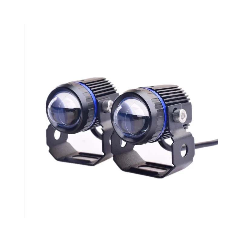 Senlo M1A PLUS Motorcycle LED Headlight Spotlights Auxiliary Drive Lighting Dual Colour Motorbike Fog Light for Motor TV Cars